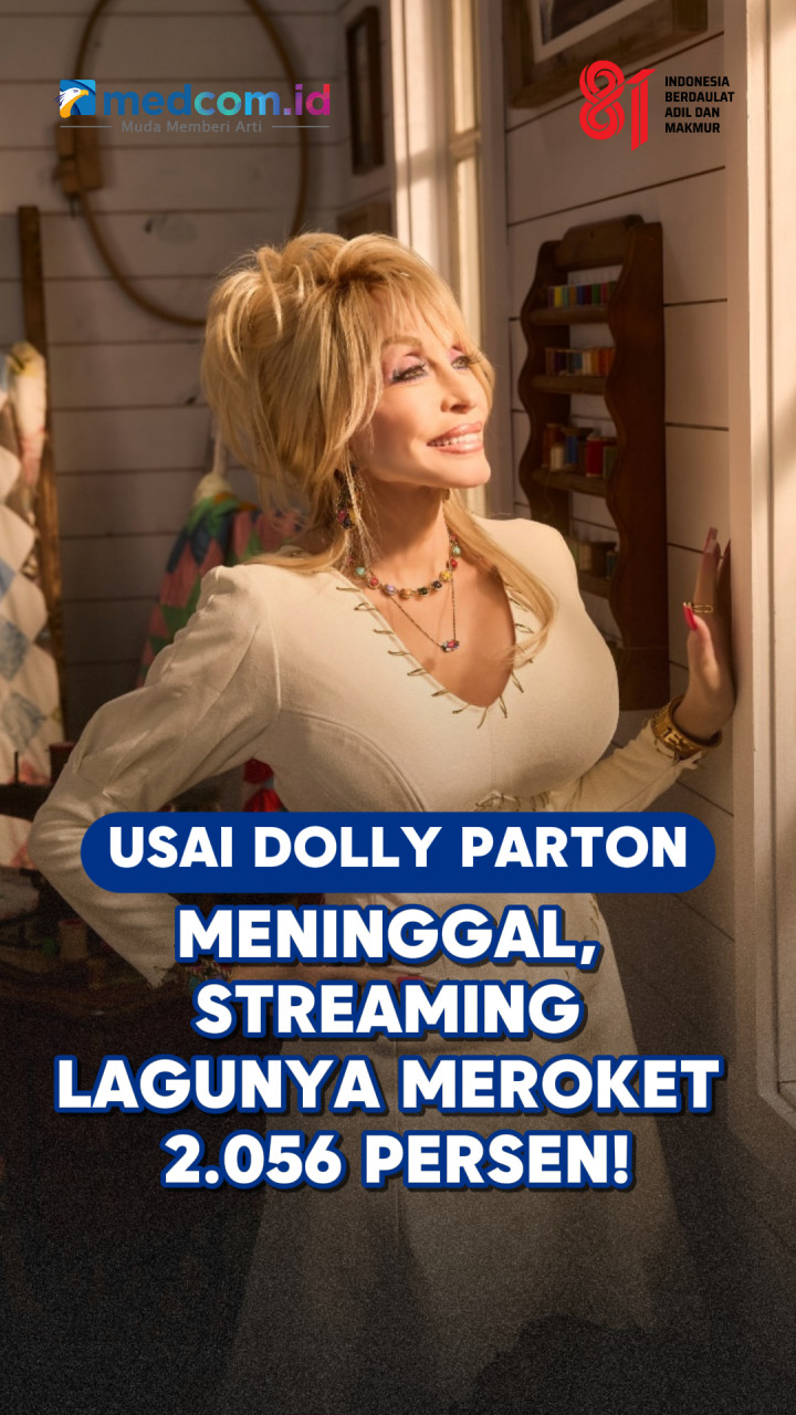 Usai Dolly Parton Meninggal, Streaming Lagunya Meroket 2.056 Persen!