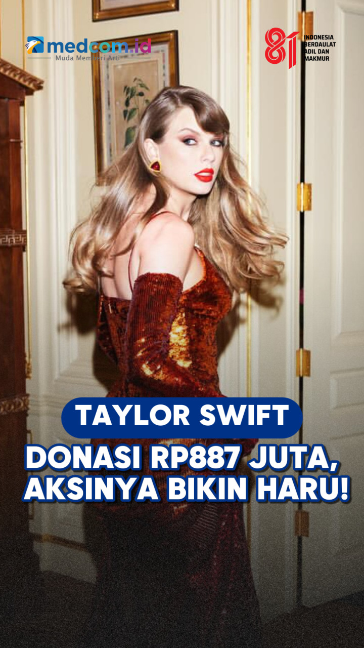 Taylor Swift Donasi Rp887 Juta, Aksinya Bikin Haru!