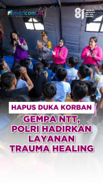 Hapus Duka Korban Gempa NTT, Polri Hadirkan Layanan Trauma Healing