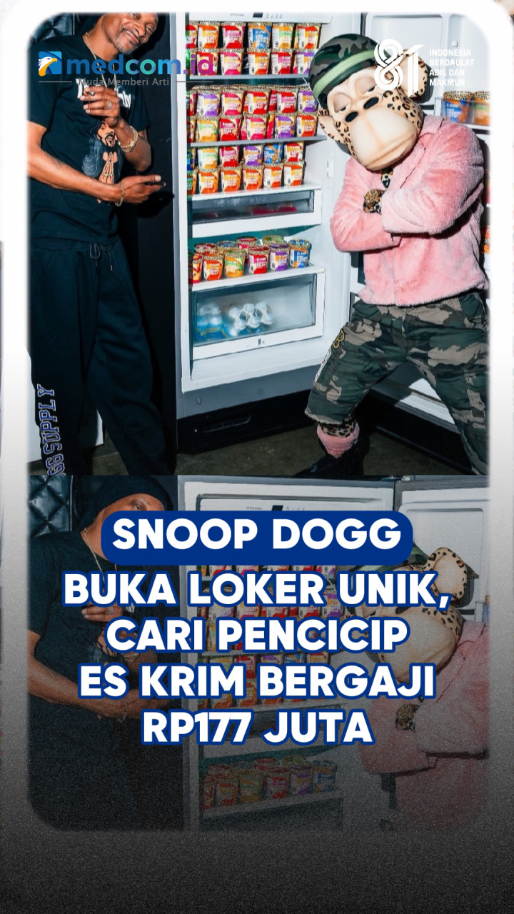 Snoop Dogg Buka Loker Unik, Cari Pencicip Es Krim Bergaji Rp177 Juta