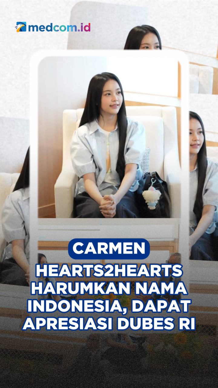 Carmen Hearts2Hearts Harumkan Nama Indonesia, Dapat Apresiasi Dubes RI