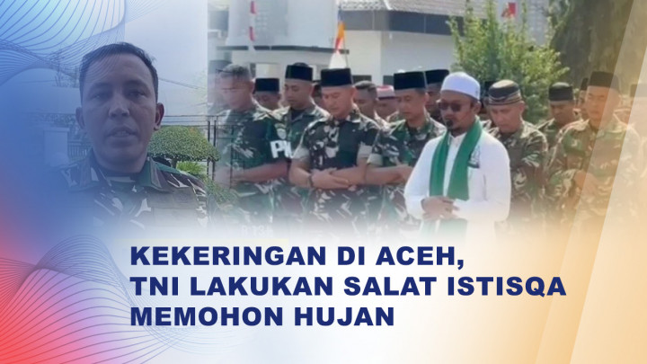 TNI di Lhokseumawe Gelar Salat Istisqa di Tengah Kemarau