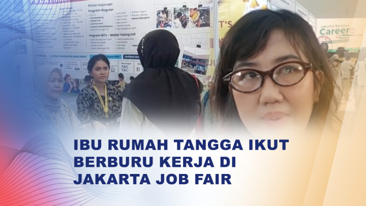 Bukan Cuma Fresh Graduate, Ibu Rumah Tangga Ikut Berburu Kerja di Jakarta Job Fair