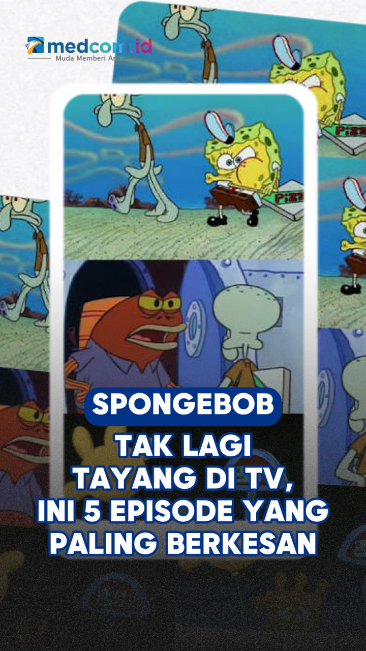 SpongeBob Tak Lagi Tayang di TV, Ini 5 Episode yang Paling Berkesan