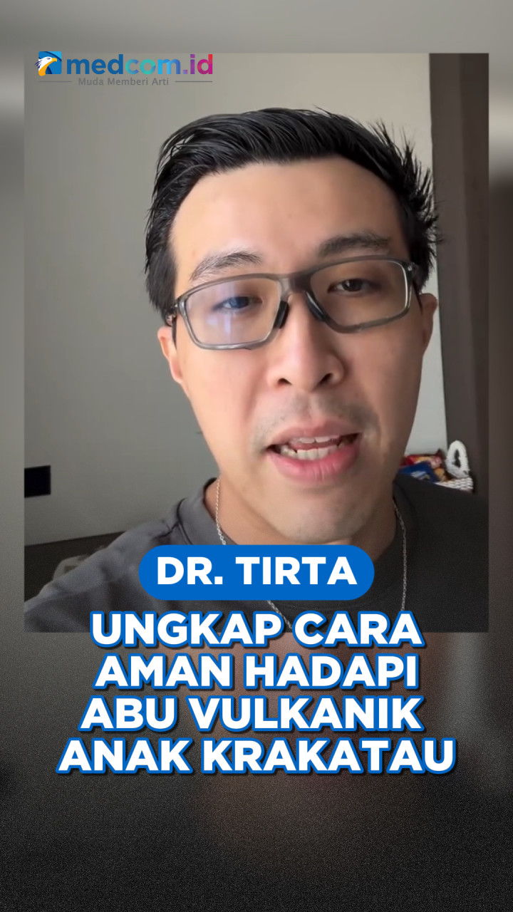 Dr. Tirta Ungkap Cara Aman Hadapi Abu Vulkanik Anak Krakatau