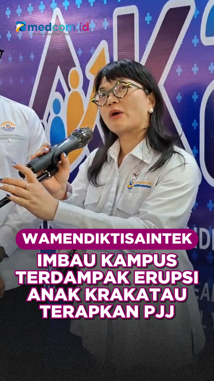 Wamendiktisaintek Imbau Kampus Terdampak Erupsi Anak Krakatau Terapkan PJJ