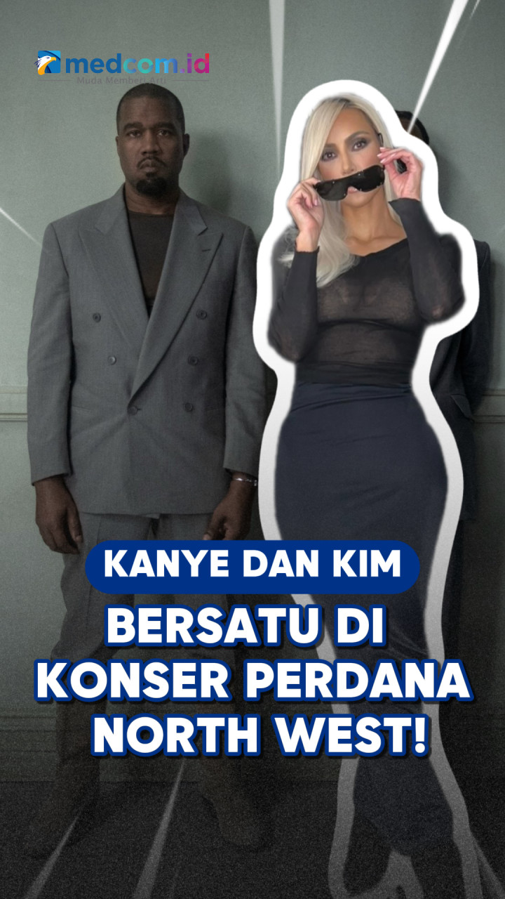 Kanye dan Kim Bersatu di Konser Perdana North West!