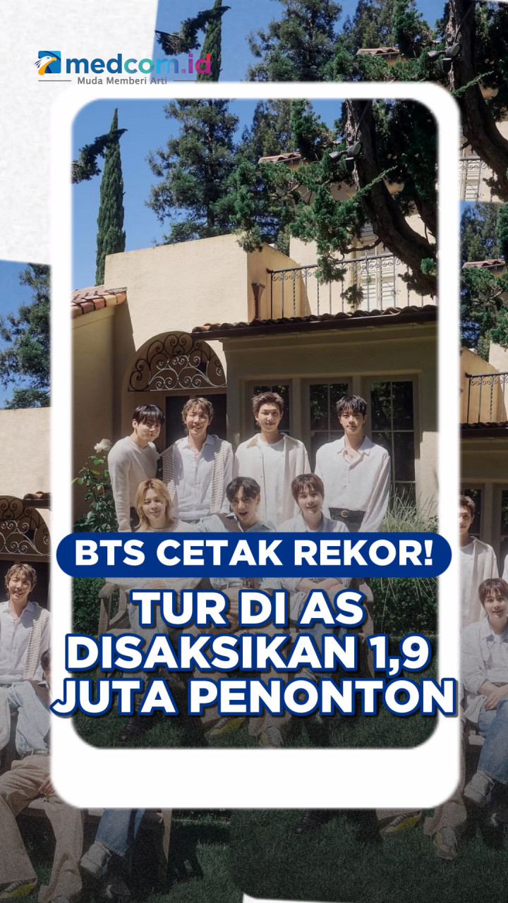 BTS Cetak Rekor! Tur di AS Disaksikan 1,9 Juta Penonton