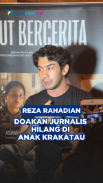 Reza Rahadian Doakan Jurnalis Hilang di Anak Krakatau