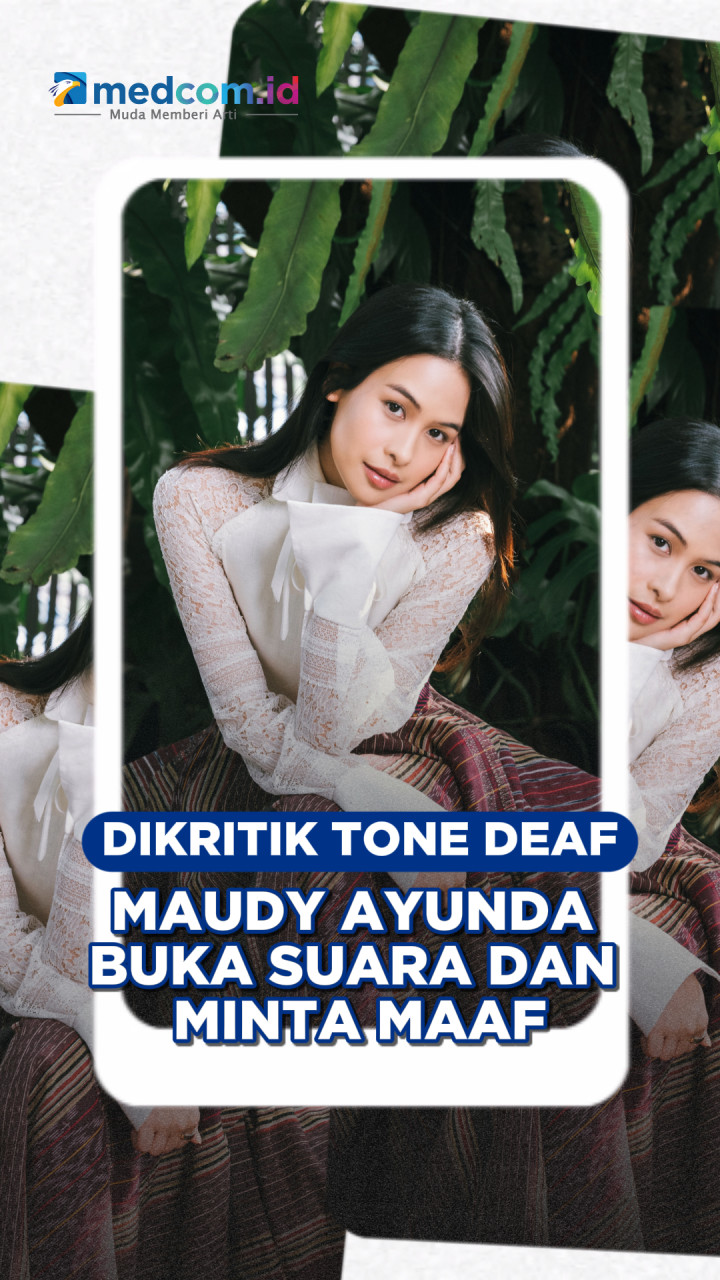 Dikritik Tone Deaf, Maudy Ayunda Buka Suara dan Minta Maaf