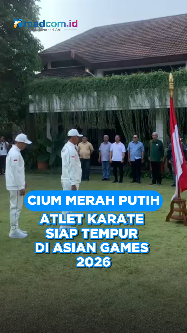Cium Merah Putih, Atlet Karate Siap Tempur di Asian Games 2026