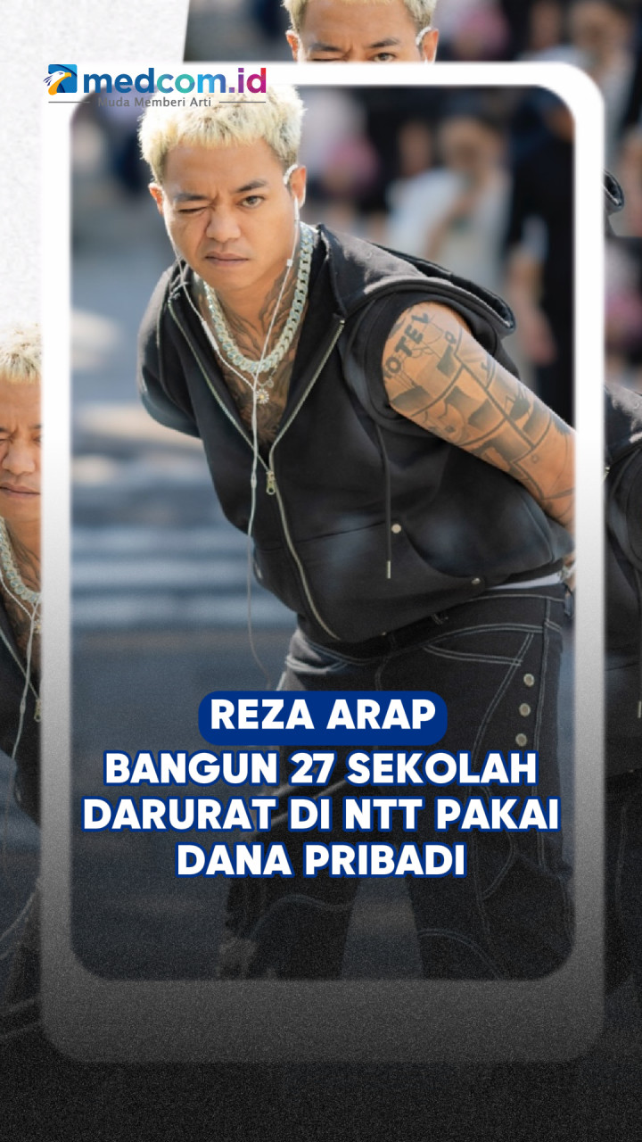 Reza Arap Bangun 27 Sekolah Darurat di NTT Pakai Dana Pribadi