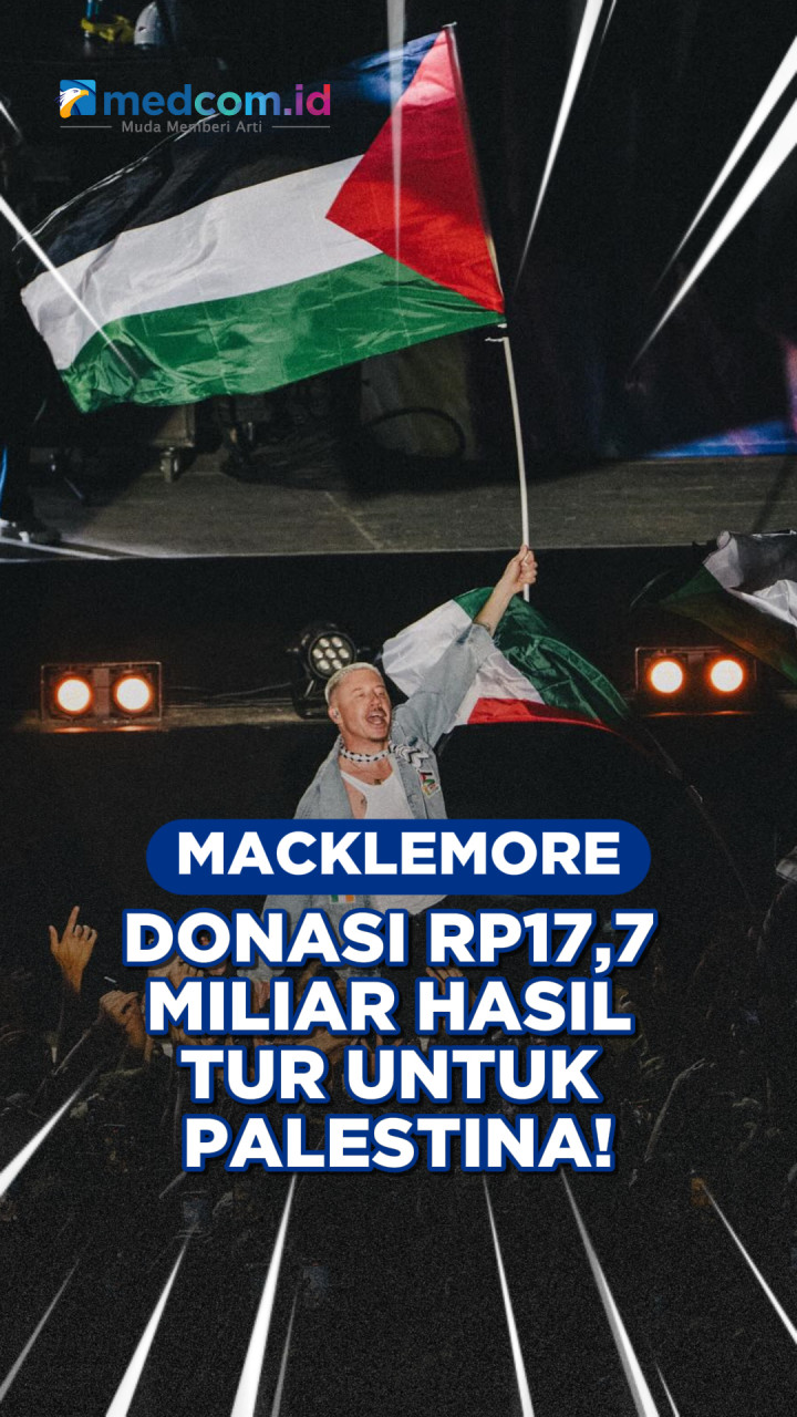 Macklemore Donasi Rp17,7 Miliar Hasil Tur untuk Palestina!