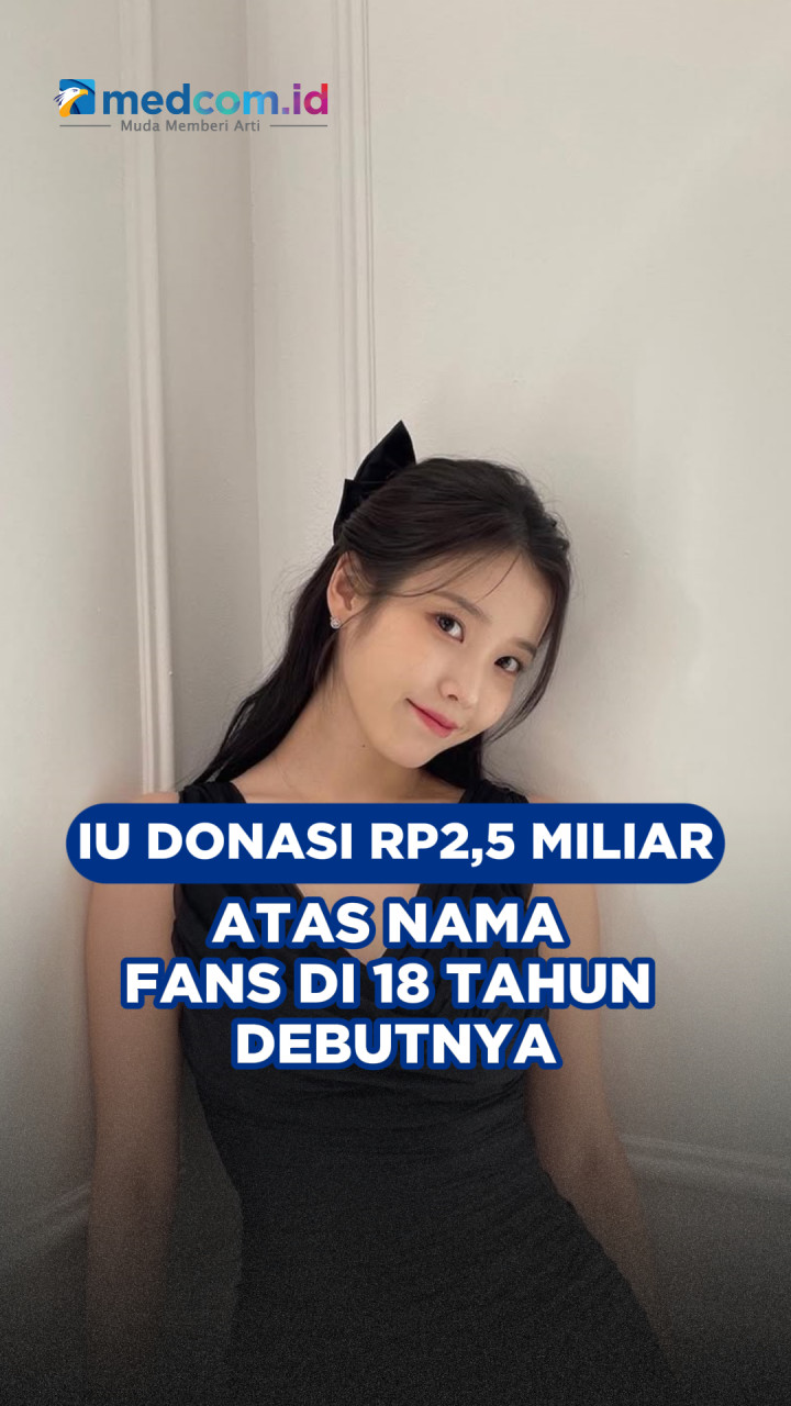 IU Donasi Rp2,5 Miliar Atas Nama Fans di 18 Tahun Debutnya