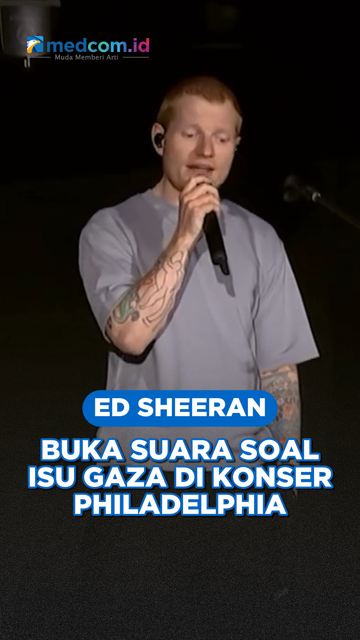 Ed Sheeran Buka Suara soal Isu Gaza di Konser Philadelphia