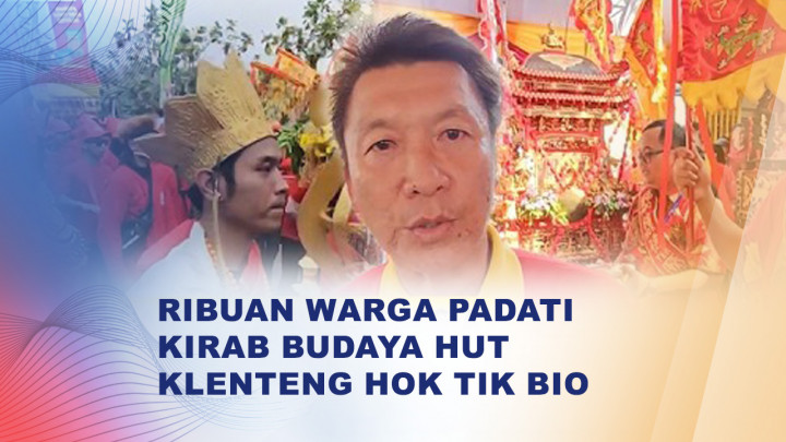 Ribuan Warga Rembang Saksikan Kirab Budaya HUT Klenteng Hok Tik Bio ke-171