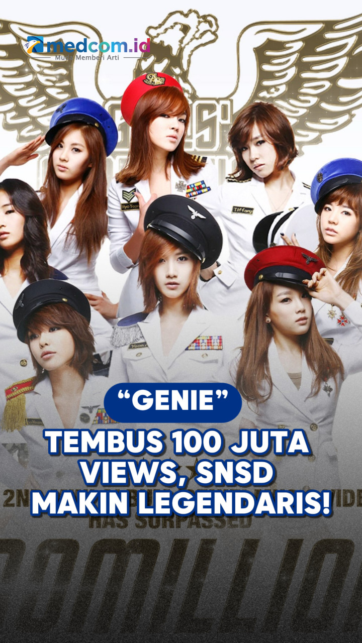 “Genie” Tembus 100 Juta Views, SNSD Makin Legendaris!