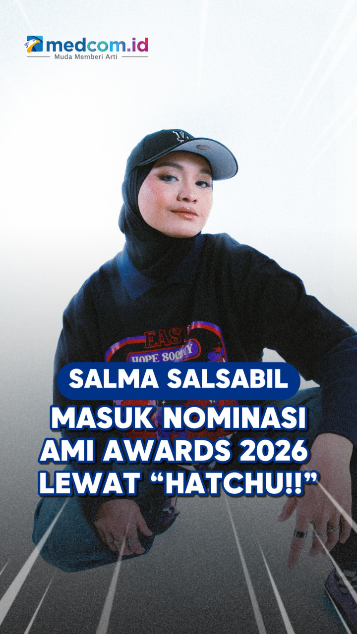 Salma Salsabil Masuk Nominasi AMI Awards 2026 Lewat “Hatchu!!”