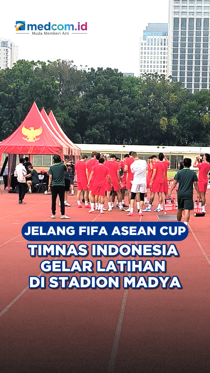 Jelang FIFA ASEAN Cup, Timnas Indonesia Gelar Latihan di Stadion Madya