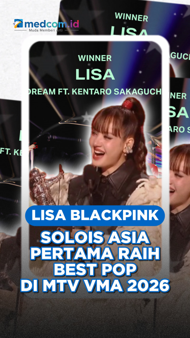 Lisa BLACKPINK Jadi Solois Asia Pertama Raih Best Pop di MTV VMA 2026
