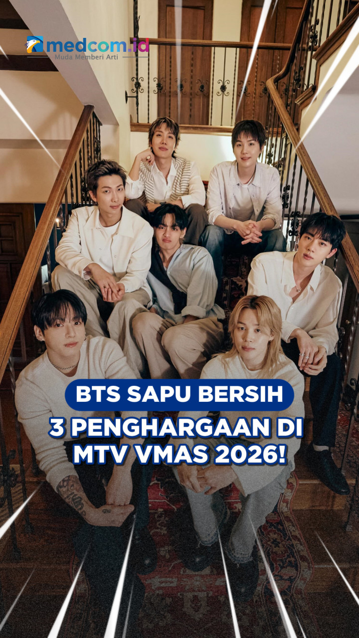 BTS Sapu Bersih 3 Penghargaan di MTV VMAs 2026!