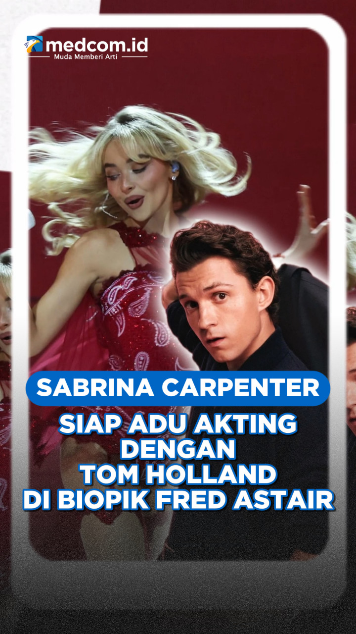 Sabrina Carpenter Siap Adu Akting dengan Tom Holland di Biopik Fred Astaire