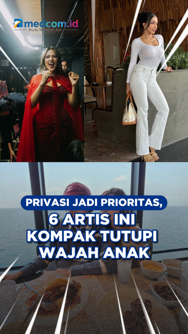 Privasi Jadi Prioritas, 6 Artis Ini Kompak Tutupi Wajah Anak