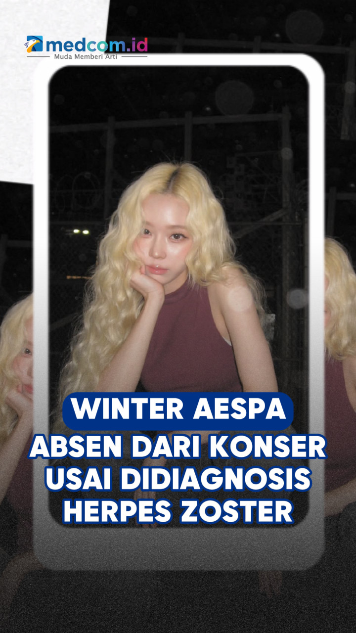 Winter aespa Absen dari Konser usai Didiagnosis Herpes Zoster