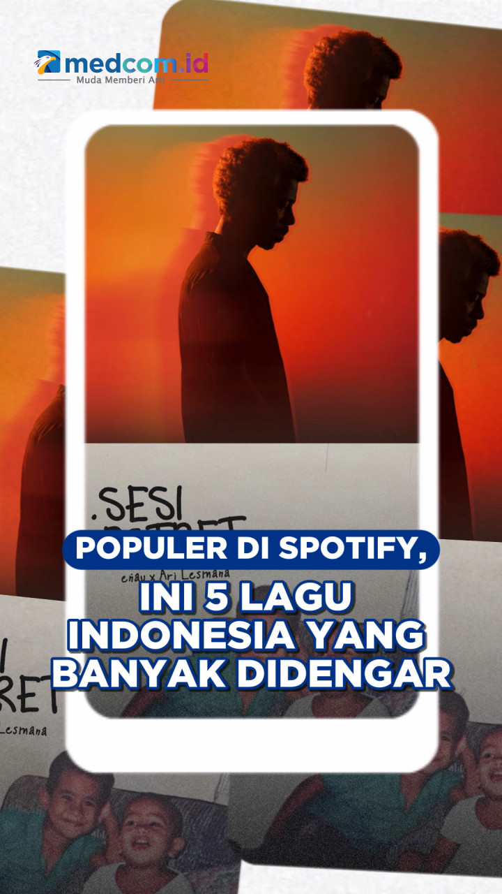Populer di Spotify, Ini 5 Lagu Indonesia yang Banyak Didengar