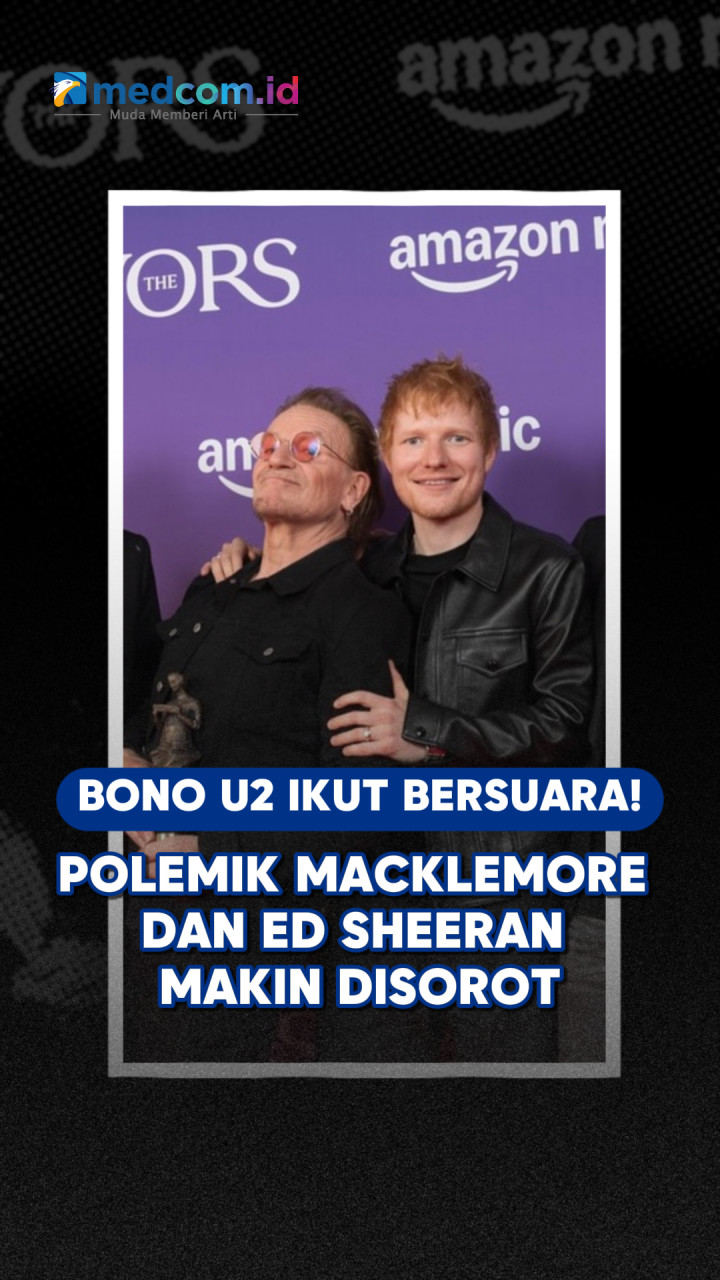 Bono U2 Ikut Bersuara! Polemik Macklemore dan Ed Sheeran Makin Disorot