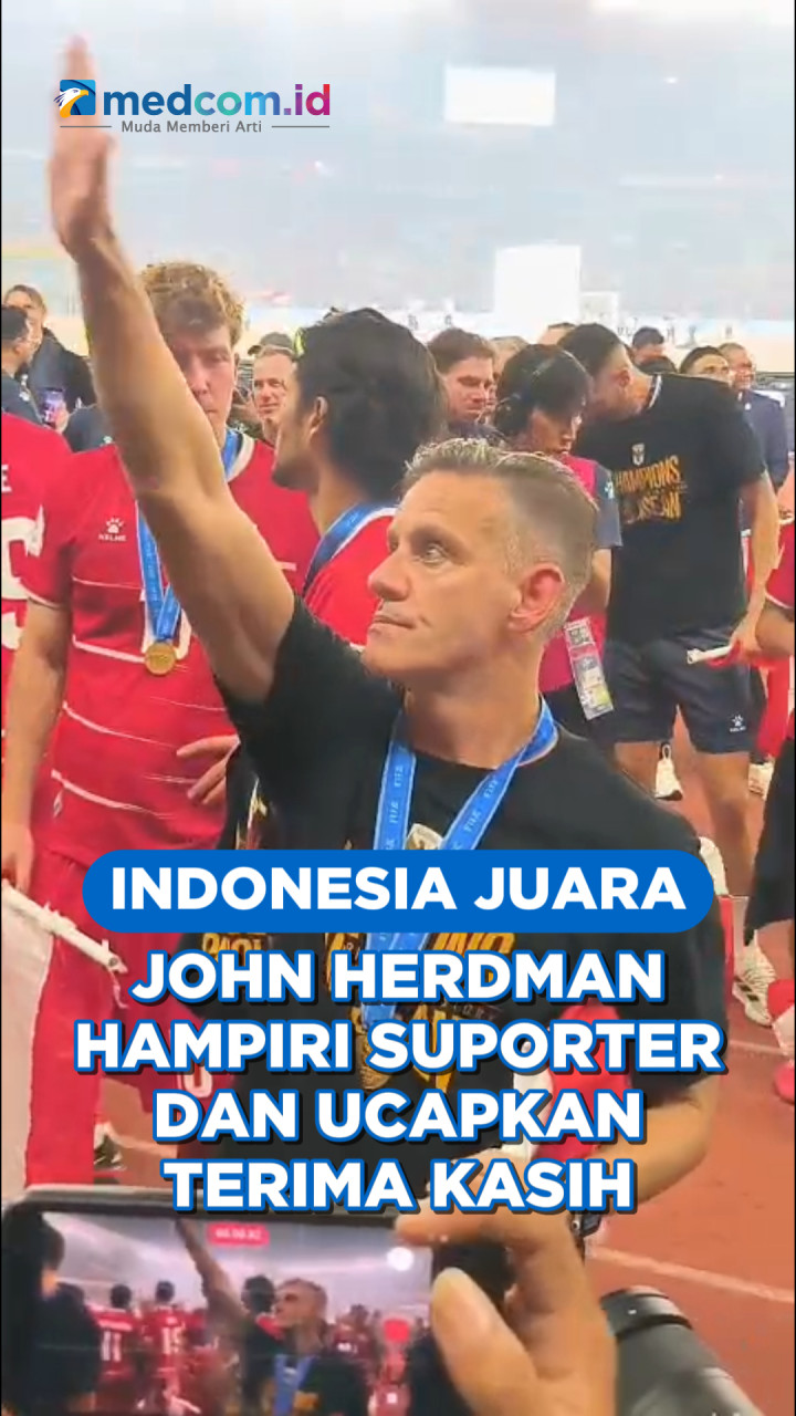 Indonesia Juara, John Herdman Hampiri Suporter dan Ucapkan Terima Kasih