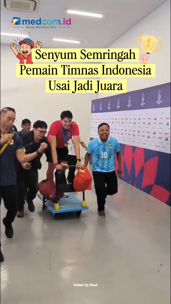 Euforia Juara! Begini Selebrasi Pemain Timnas Indonesia Saat Tinggalkan GBK
