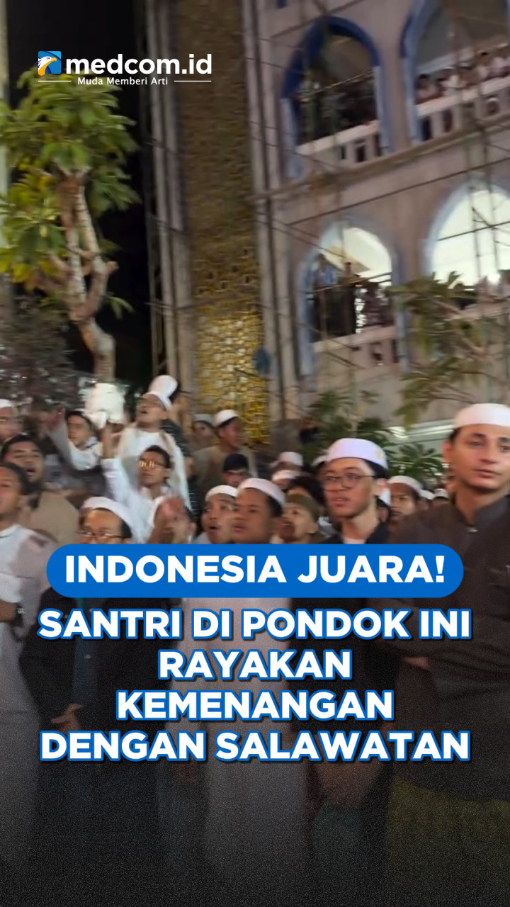 Indonesia Juara! Santri di Pondok Ini Rayakan Kemenangan dengan Salawatan