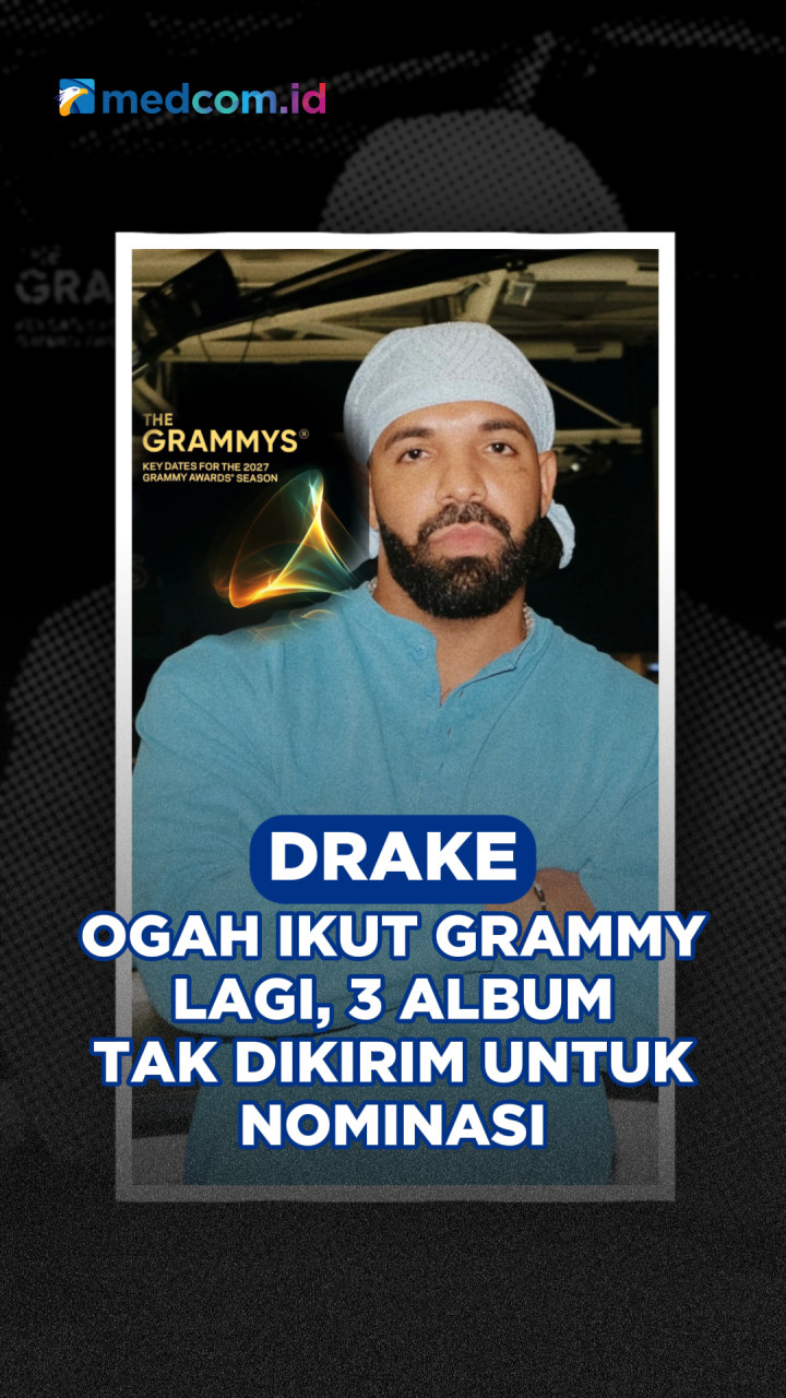 Drake Ogah Ikut Grammy Lagi, 3 Album Tak Dikirim untuk Nominasi