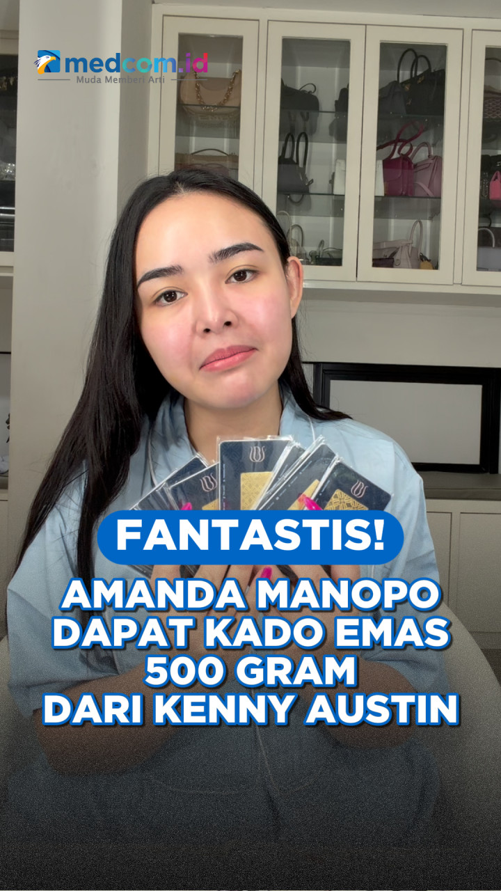 Fantastis! Amanda Manopo Dapat Kado Emas 500 Gram dari Kenny Austin*
