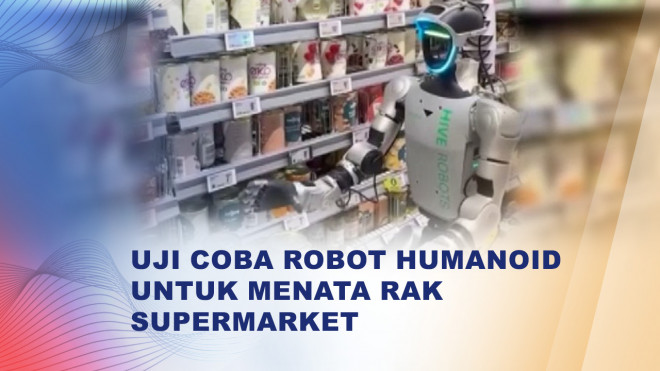 Canggih! Robot Humanoid Siap jadi Karyawan Supermarket