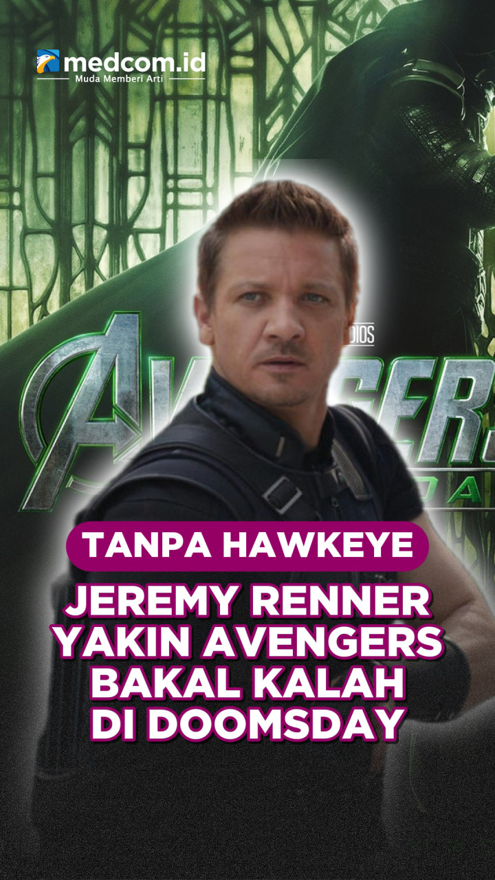 Tanpa Hawkeye, Jeremy Renner Yakin Avengers Bakal Kalah di Doomsday