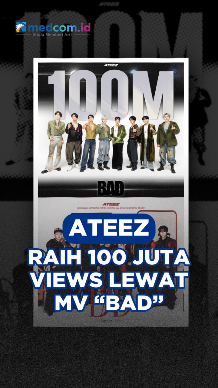 ATEEZ Raih 100 Juta Views Lewat MV “BAD”
