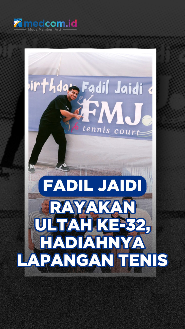 Fadil Jaidi Rayakan Ultah ke-32, Hadiahnya Lapangan Tenis