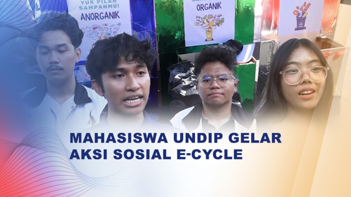 Mahasiswa Undip Edukasi Warga soal Pengelolaan Sampah di Simpang Lima Semarang