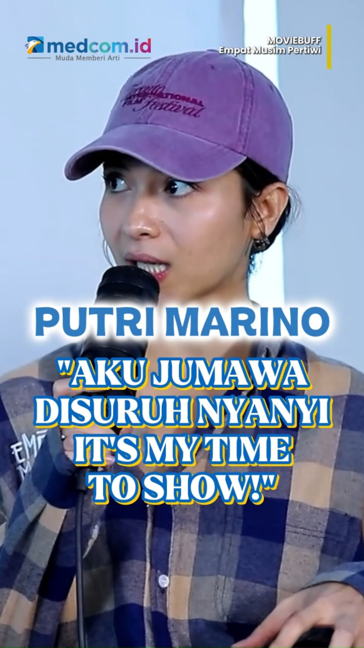 Putri Marino Sempat Jumawa saat Workshop Nyanyi untuk Film Empat Musim Pertiwi