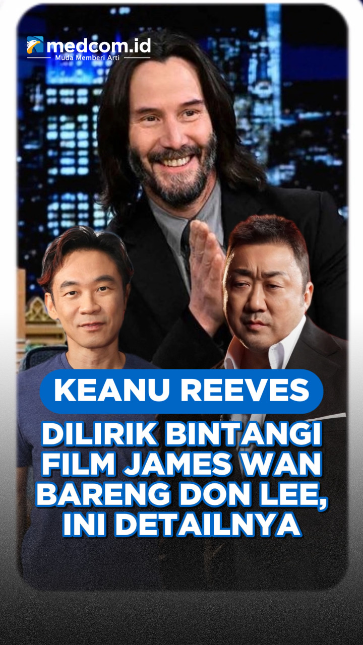 Keanu Reeves Dilirik Bintangi Film James Wan Bareng Don Lee, Ini Detailnya