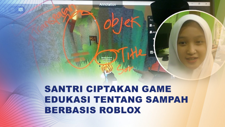 Santri Banjarnegara Kembangkan Game Edukasi Lingkungan Berbasis Roblox