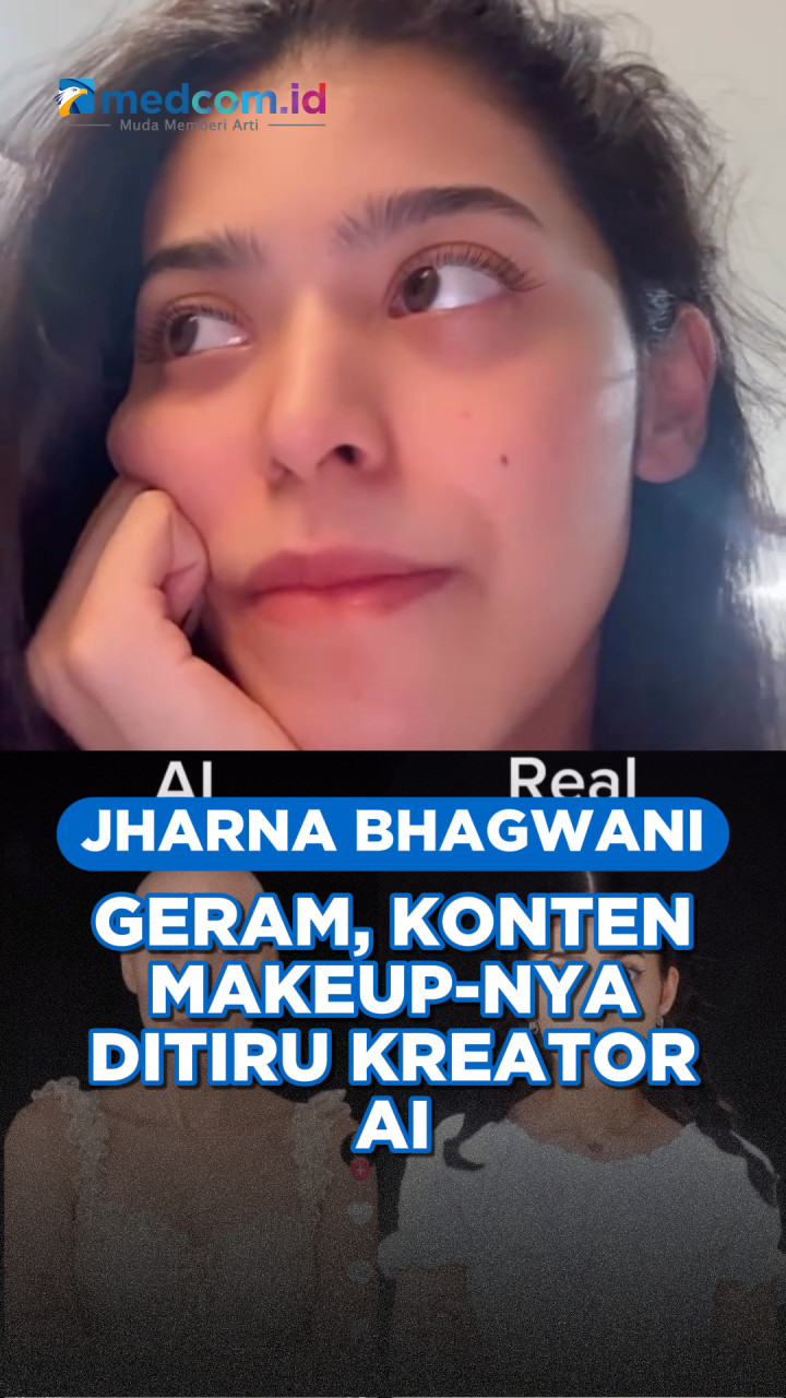 Jharna Bhagwani Geram, Konten Makeup-nya Ditiru Kreator AI