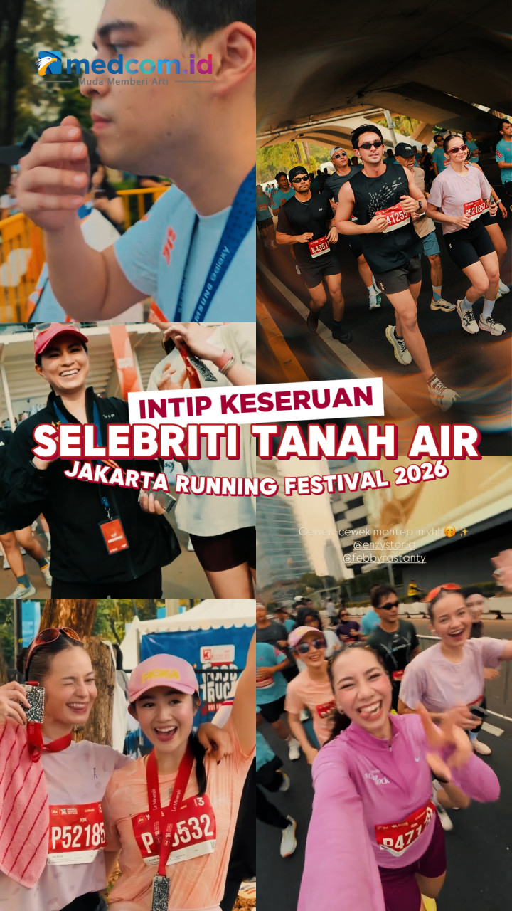 Intip Keseruan Selebriti Tanah Air saat Ikut Jakarta Running Festival 2026