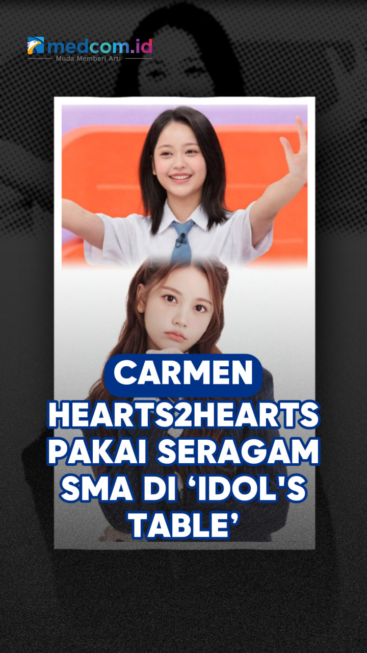 Carmen Hearts2Hearts Pakai Seragam SMA di ‘IDOL'S TABLE’