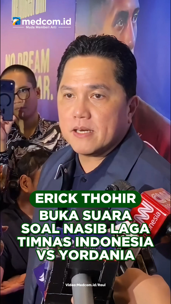 Belum Ada Kepastian, Erick Thohir Buka Suara soal Nasib Laga Timnas Indonesia vs Yordania
