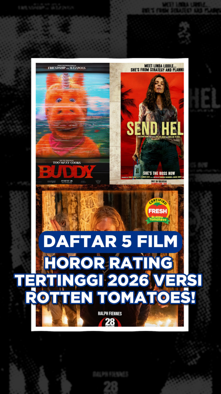 Daftar 5 Film Horor Rating Tertinggi 2026 Versi Rotten Tomatoes!
