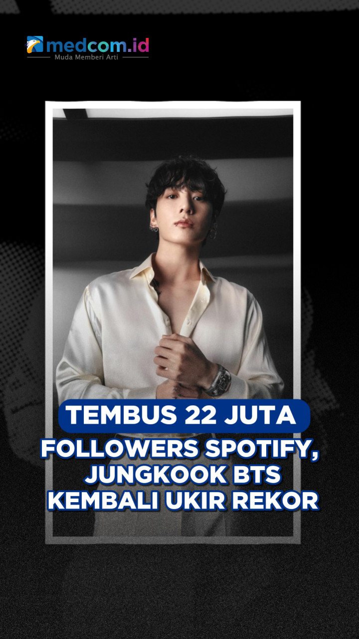 Tembus 22 Juta Followers Spotify, Jungkook BTS Kembali Ukir Rekor