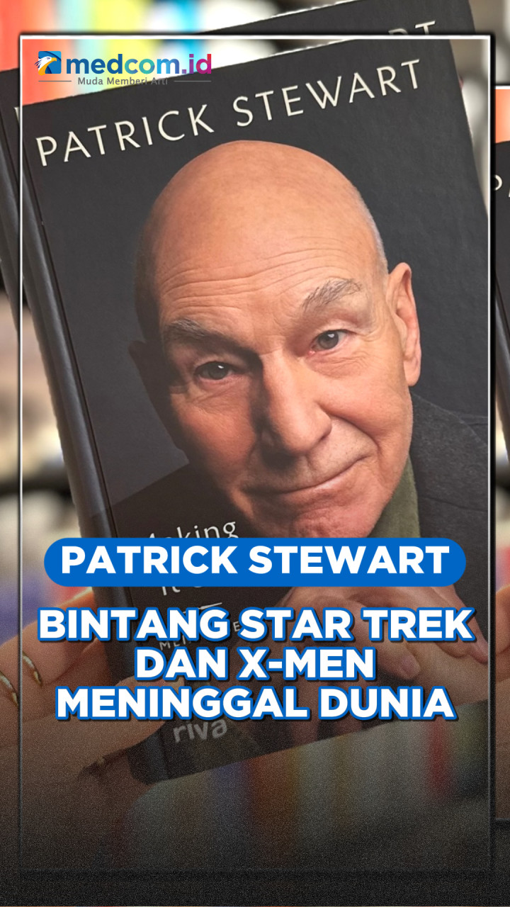 Patrick Stewart Bintang Star Trek dan X-Men Meninggal Dunia